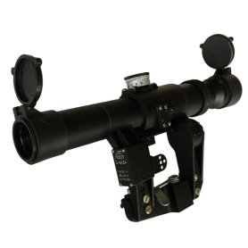 POSP 2-6x24 ZOOM Optical Rifle Scope SKS / SVD DRAGUNOV / PSL Side Mount 1000m Illuminated Rangefinder