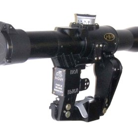 POSP 4x24 M Optical Rifle Scope SKS / SVD / PSL Side Mount 1000m Rangefinder