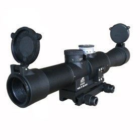 POSP 4x24 W Optical Rifle Scope Weaver / Picatinny Mount 400m Rangefinder
