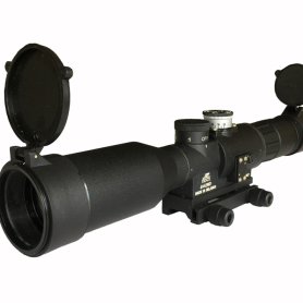 POSP 6x42 WD Optical Rifle Scope Weaver / Picatinny Top Mount 1000m Illuminated Rangefinder and Diopter Adjustment